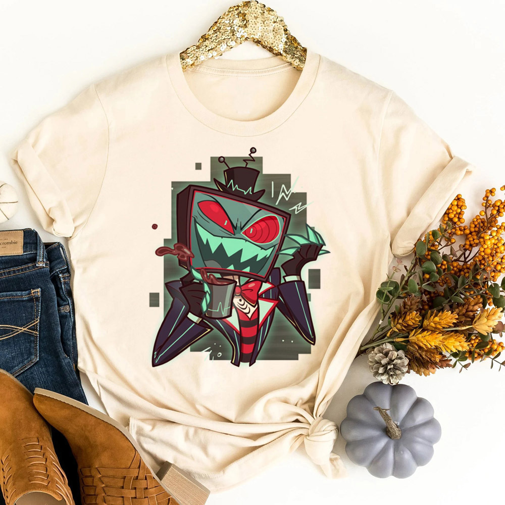 Women Fashion 80S - Hazbin Hotel t-shirt shoujo korean fashion
