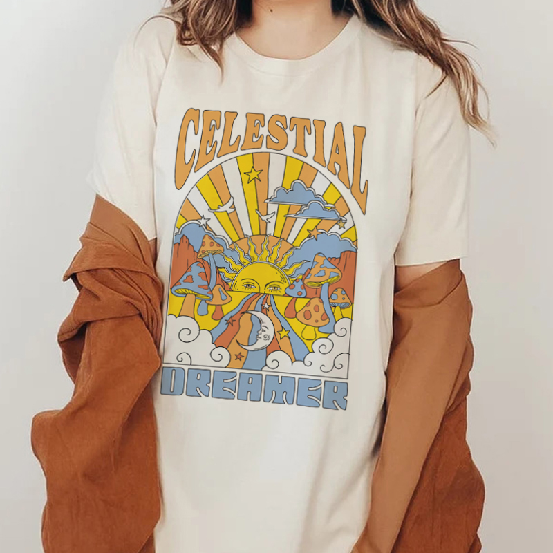 Women'S Fashion From The 70S - Thiên Thể Mơ Nữ Vintage Boho