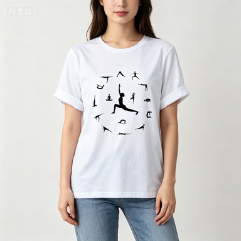 Women Fashion Pose - New Cute T-shirt Y2k Top T-shirt