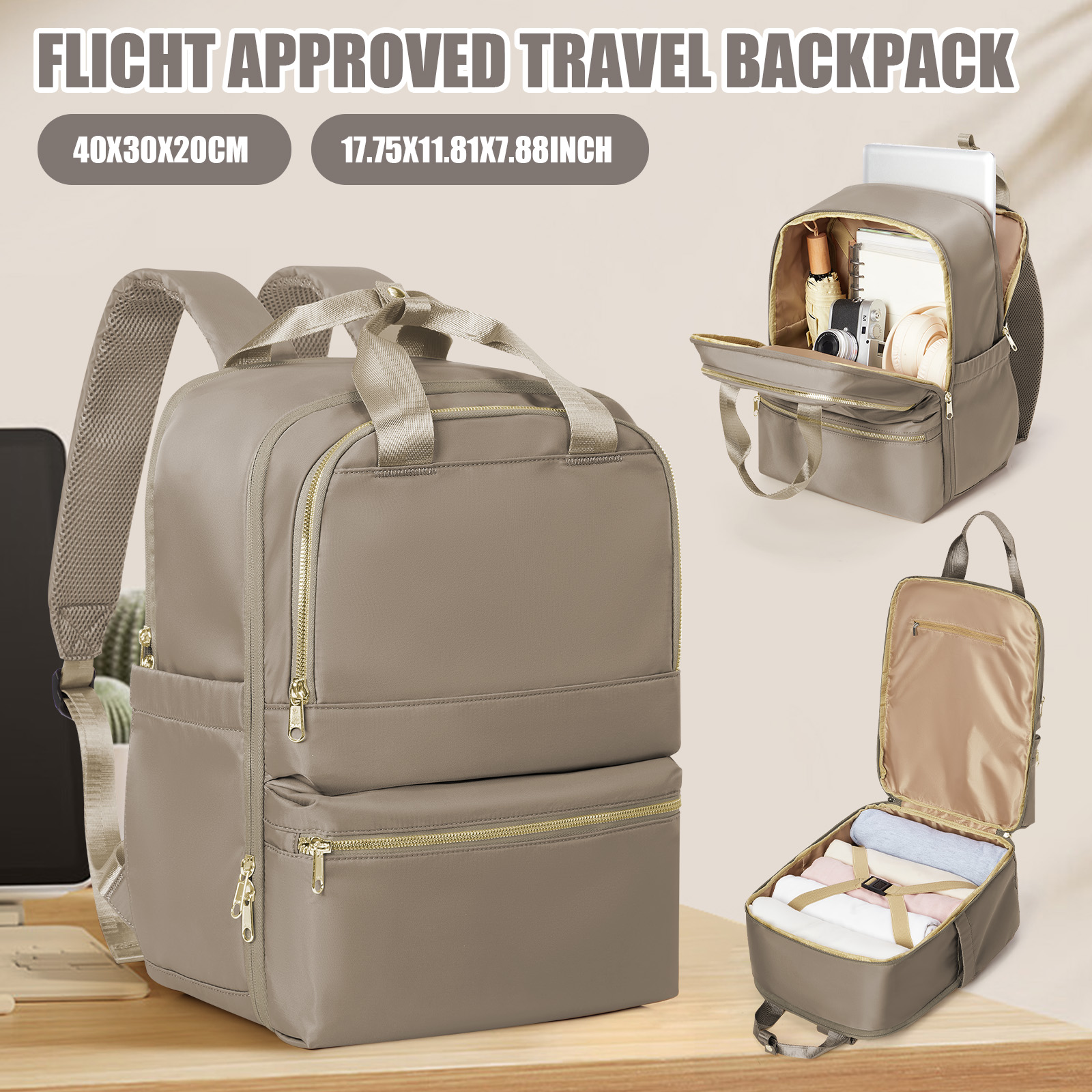 Trend Women Fashion - Ryanair 40x30x20 Travel Backpack for Women,