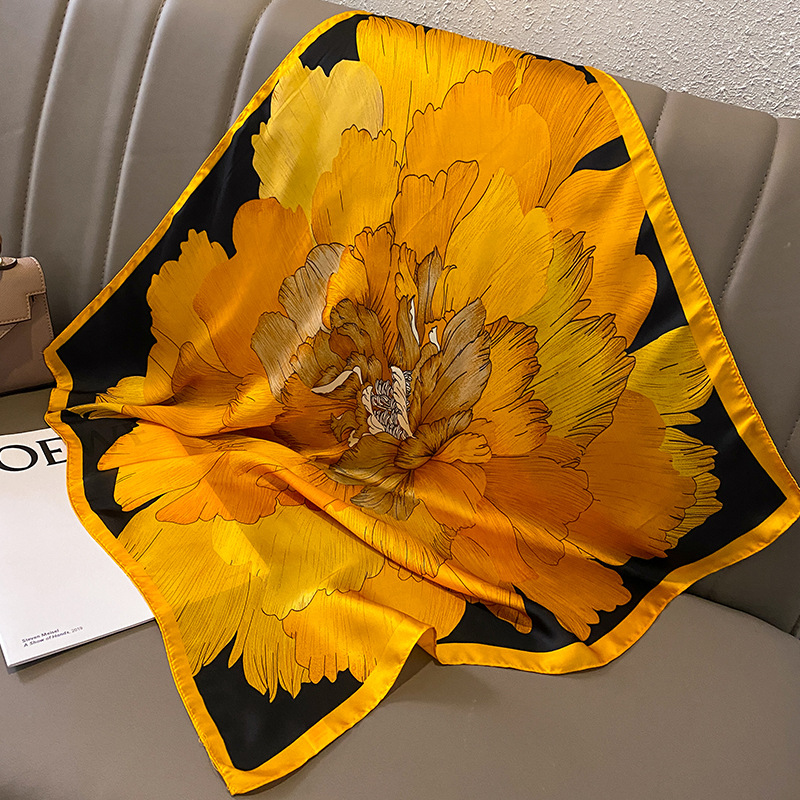 Women Fashion Necktie - In 70Cm Lụa Satin Headkerchief Nữ
