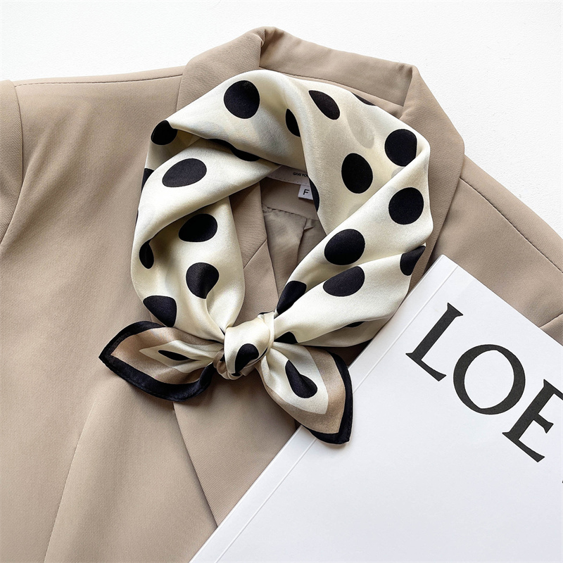 Women Fashion Necktie - 2024 New Pure Silk Scarf Small