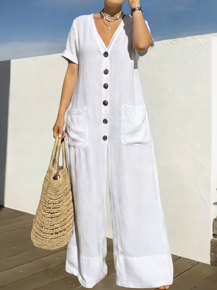 Women'S Fashion Trousers - Plus Size Women Clothes Jumpsuit Summer
