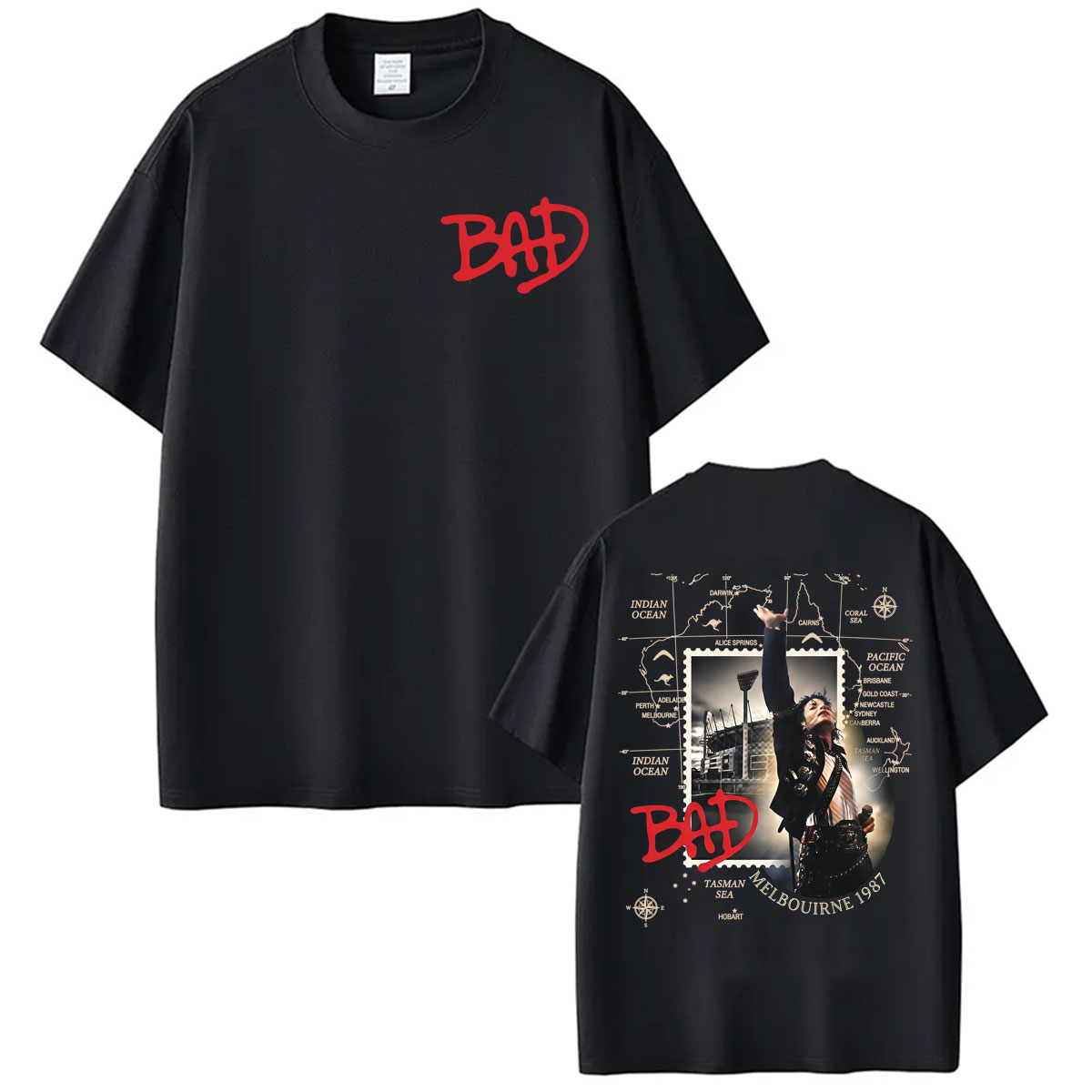 Women Fashion 80S - King of Pop Michael Jackson Bad