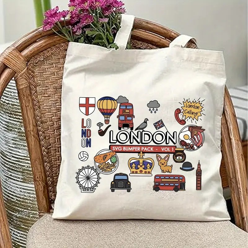 Women'S Fashion London - London UK Graphic Canvas Tote Bag