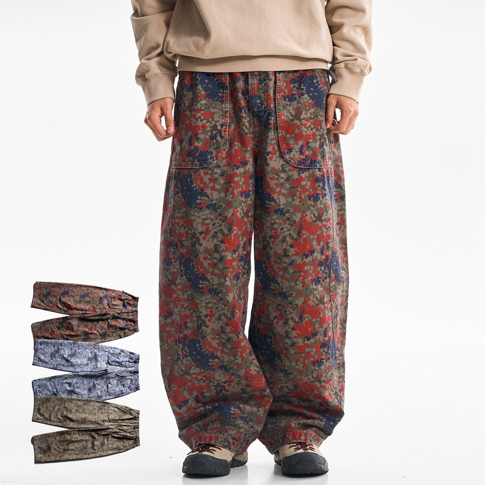 Women'S Fashion Trousers - High Quality Print Cotton Cargo Pants