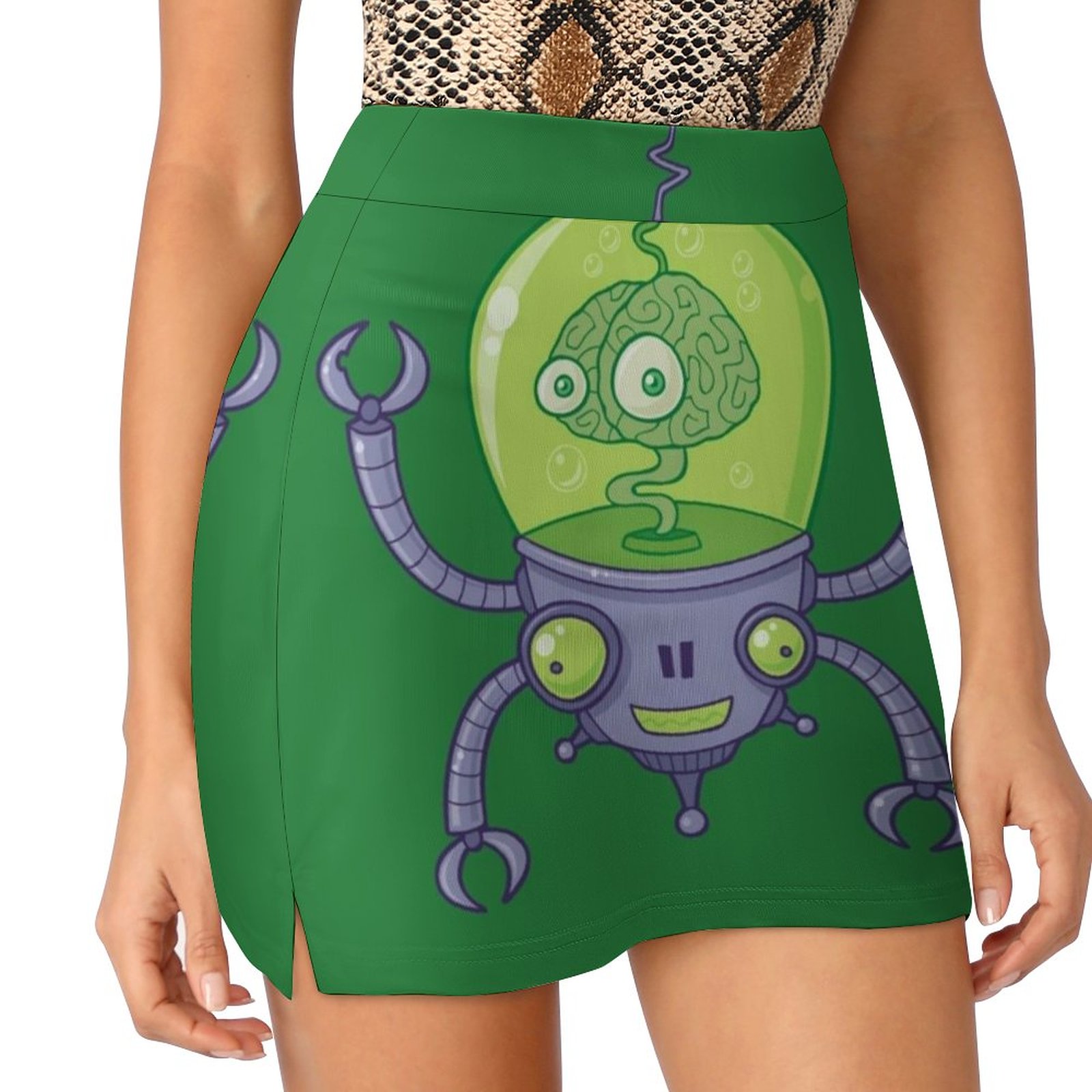 Women Fashion Vector - Brainbot Robot With Brain Korean Fashion