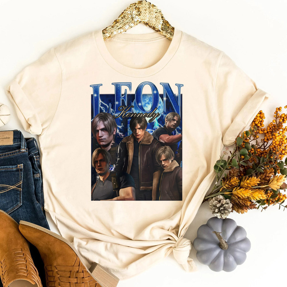 Leon Kennedy t shirt female ko - đánh giá và giá Women Fashion 80S
