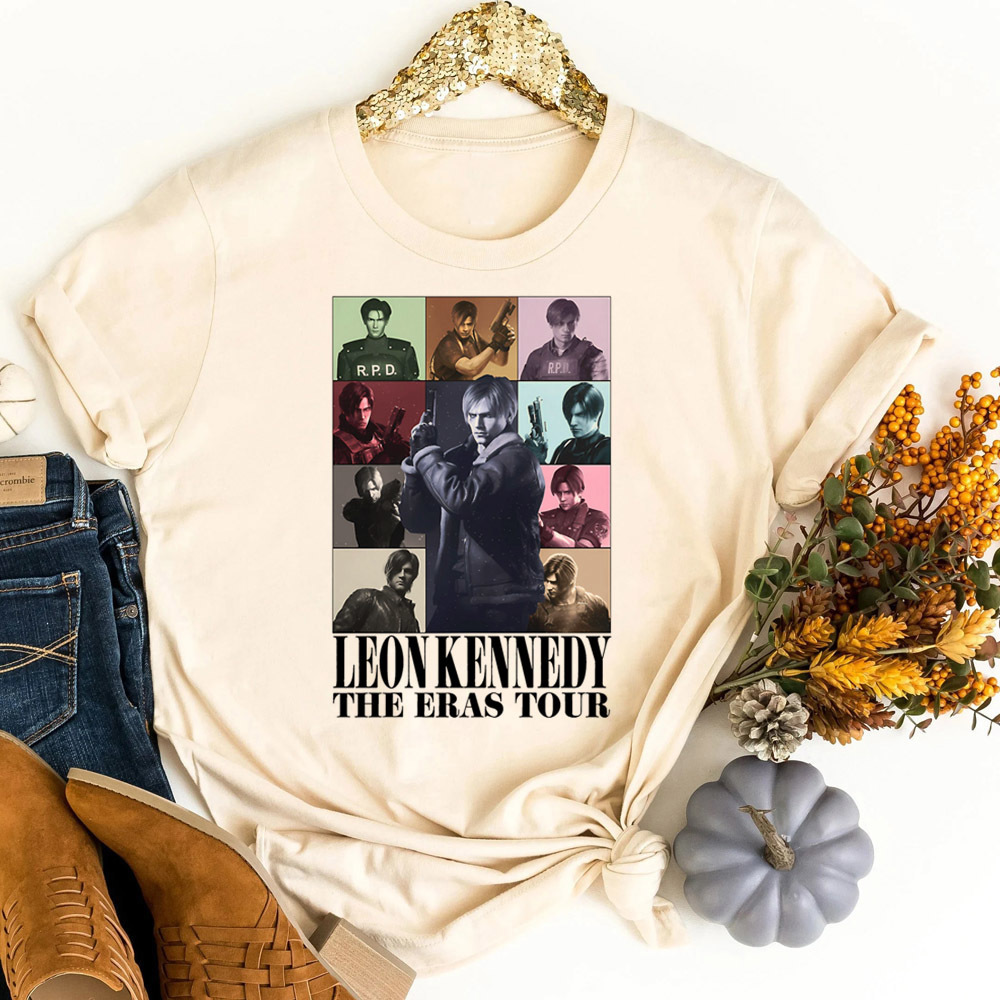 Leon Kennedy t shirt female ko - đánh giá và giá Women Fashion 80S