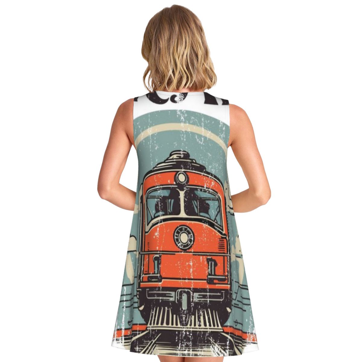 Vintage Train Vector Design Wo - đánh giá và giá Women Fashion Vector