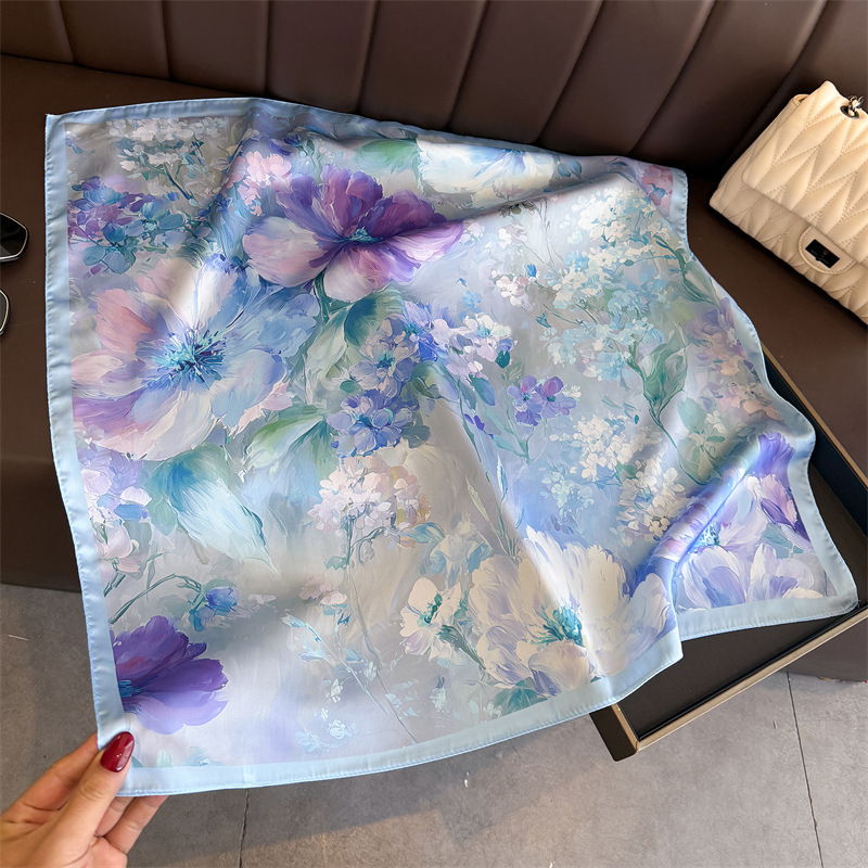 2026 New Floral Print Silk Squ - đánh giá và giá Women Fashion Necktie