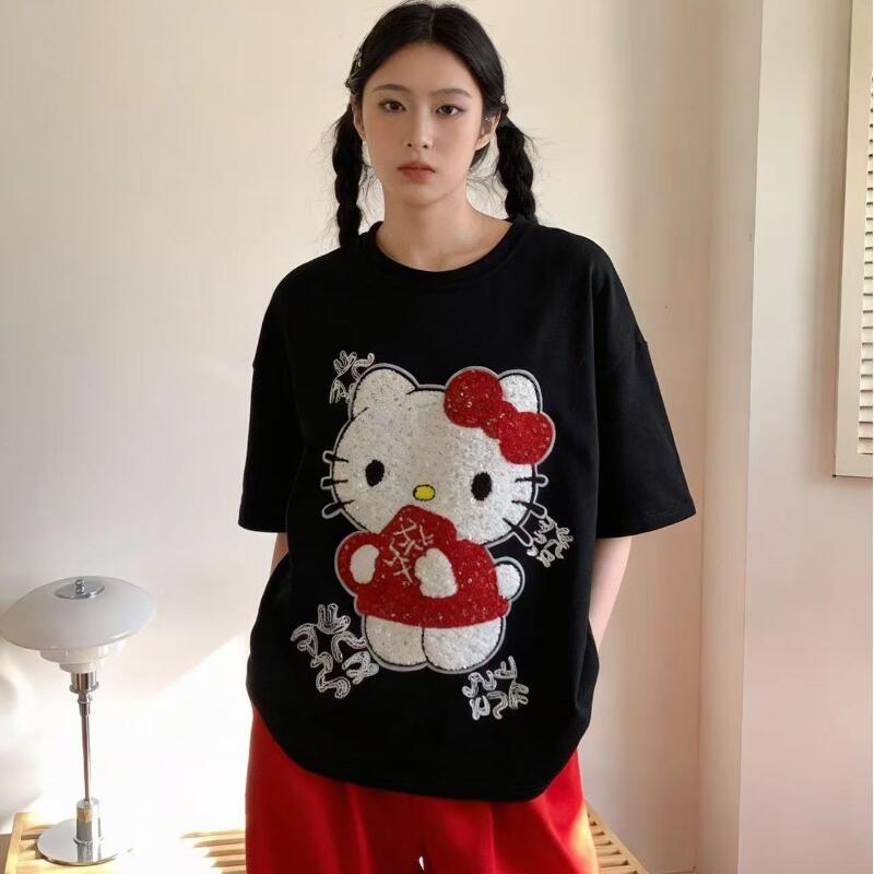 Cute Short-Sleeved Hello Kitty - đánh giá và giá Trend Women Fashion
