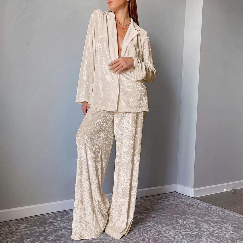 Women's 2-piece Sets Crushed V - đánh giá và giá Velvet Blazer Women
