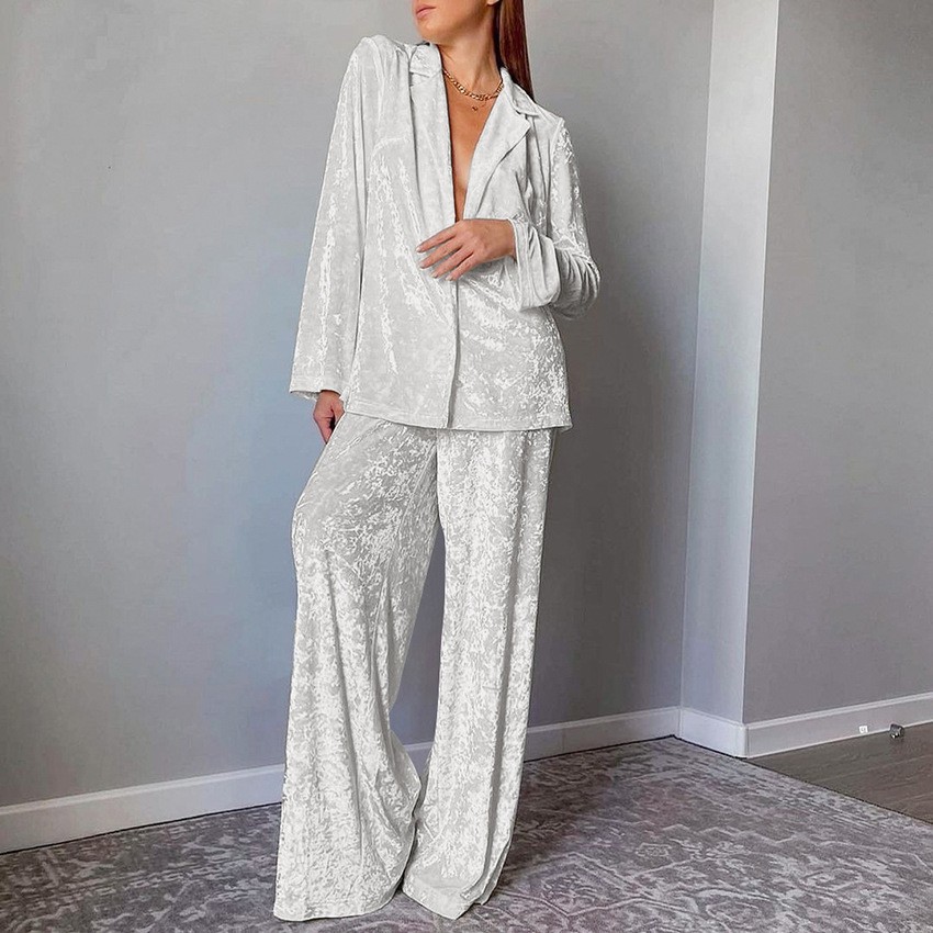 Women's 2-piece Sets Crushed V - đánh giá và giá Velvet Blazer Women