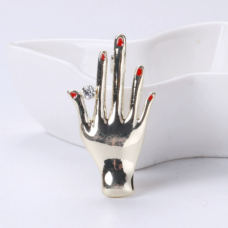XIALUOKE Hand Pose Heart Brooc - đánh giá và giá Women Fashion Pose