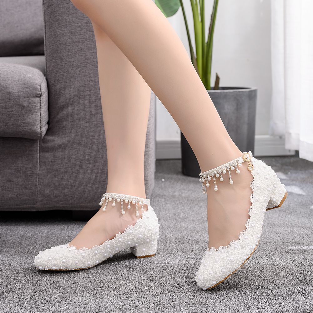 Women's Closed Toe Low Chunky  - đánh giá và giá Women'S Fashion Line