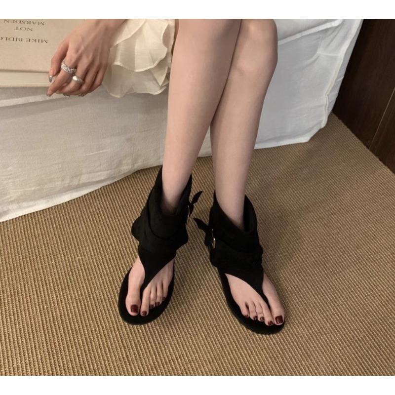 2025Spring Clip Toe Flats Sand - đánh giá và giá Women'S Fashion Trousers