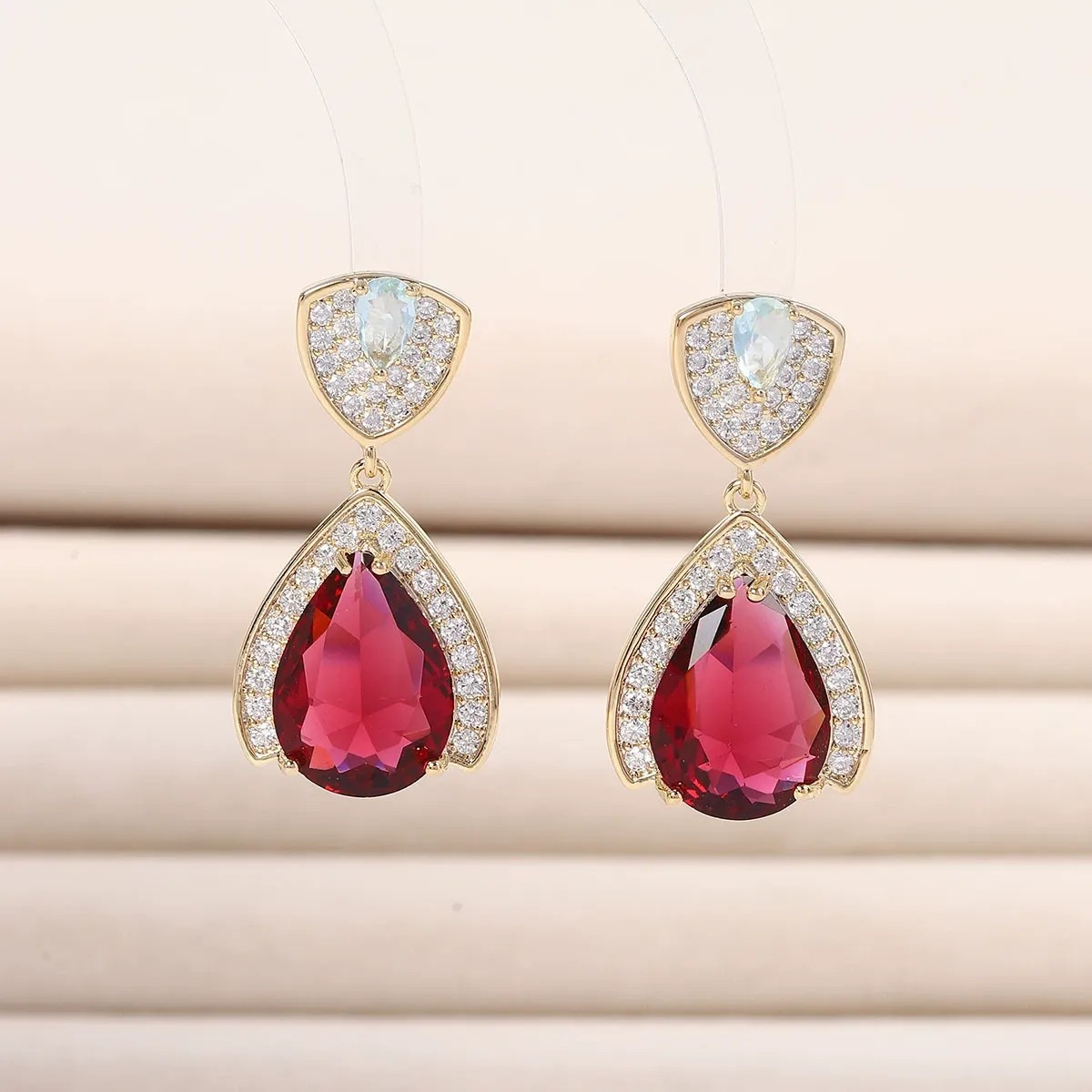 Red Zirconia Pendant Necklace  - đánh giá và giá Women Fashion Uae