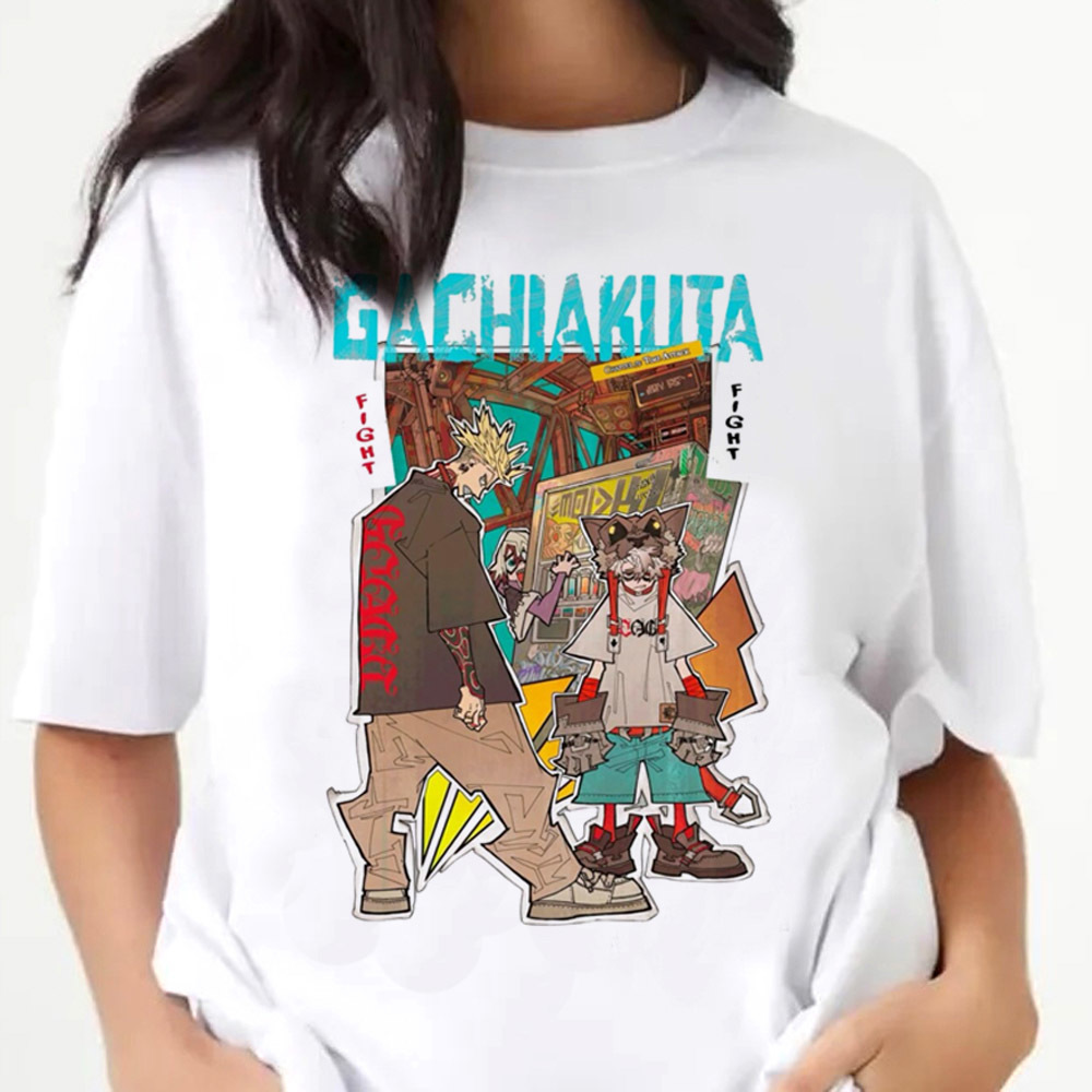 Gachiakuta t-shirt female part - đánh giá và giá Women Fashion 80S
