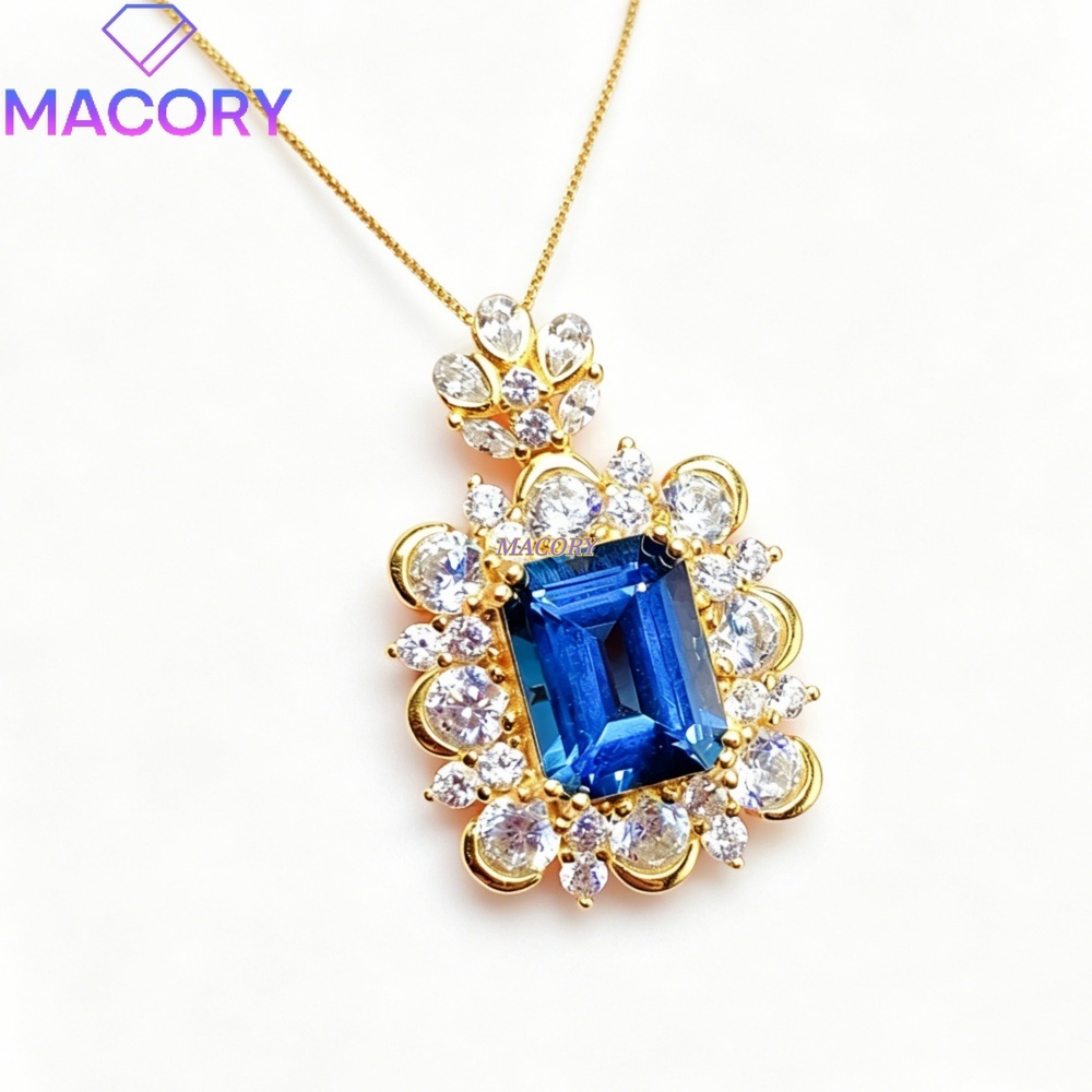 Natural London Blue Topaz Pend - đánh giá và giá Women'S Fashion London
