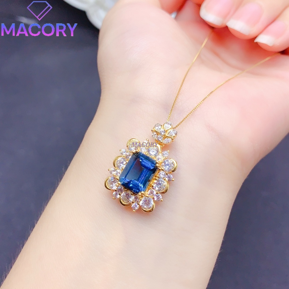 Natural London Blue Topaz Pend - đánh giá và giá Women'S Fashion London