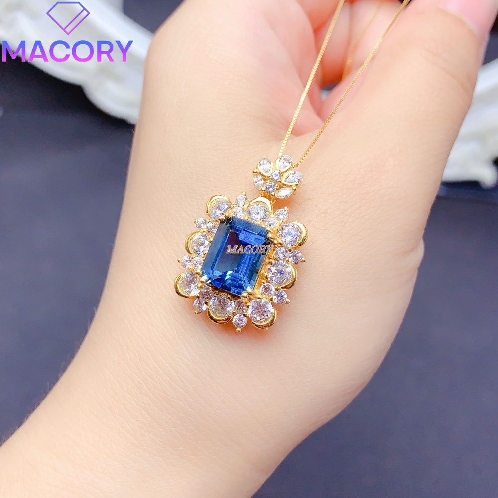 Natural London Blue Topaz Pend - đánh giá và giá Women'S Fashion London