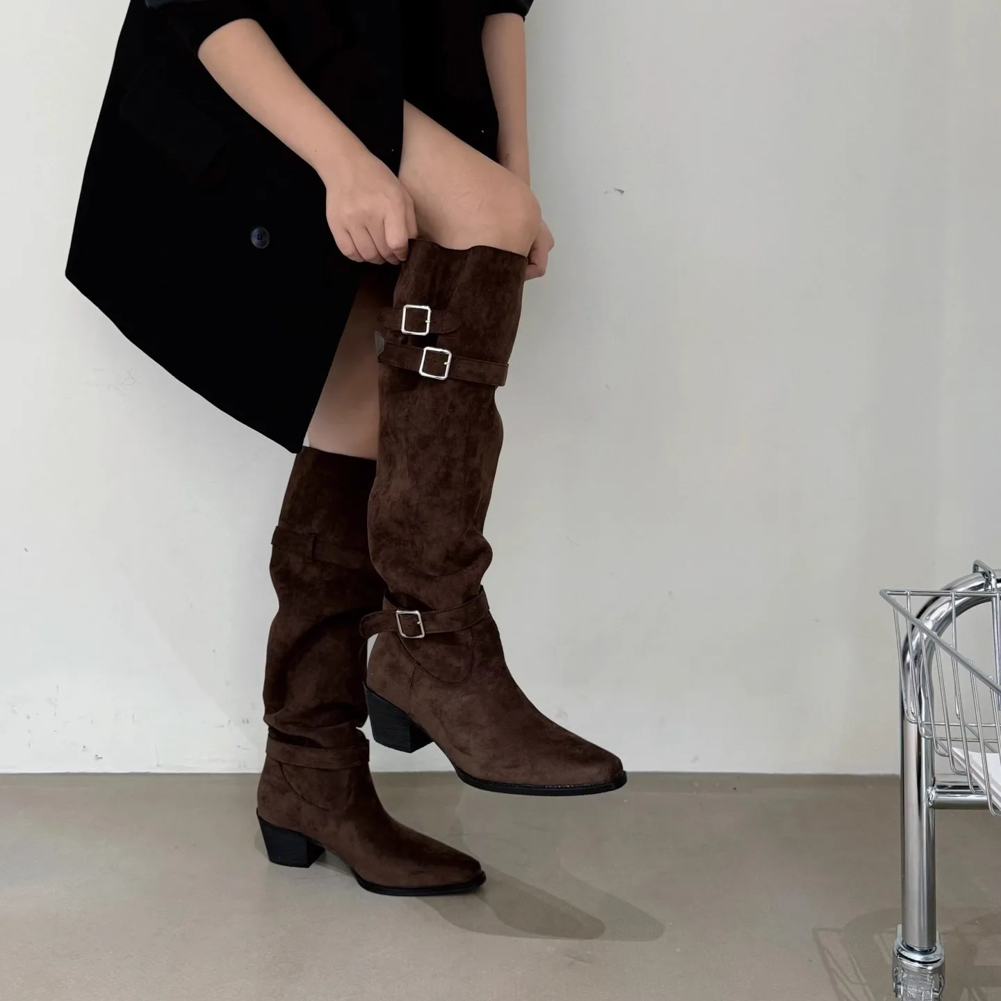 Vintage Suede Women Trouser Le - đánh giá và giá Women'S Fashion Trousers
