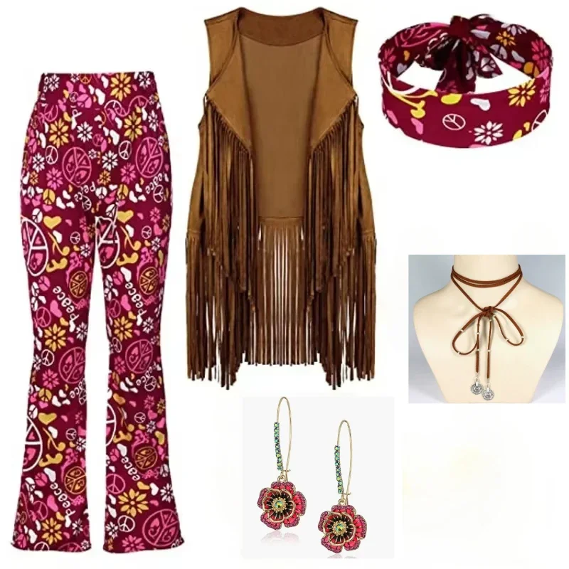 Hippie Disco 60s 70s Cosplay C - đánh giá và giá Women'S Fashion From The 70S