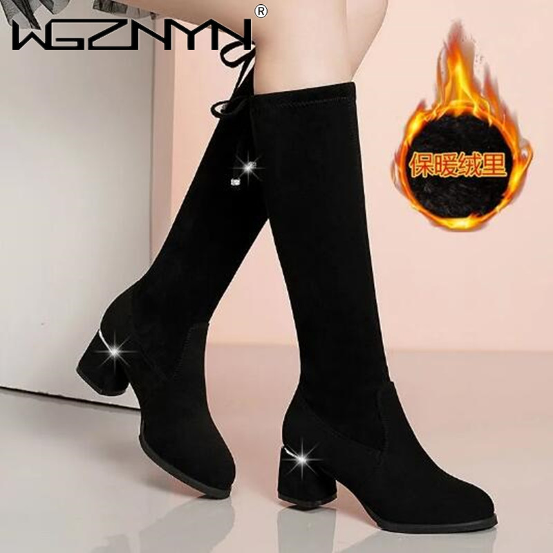 Women Autumn Winter Black Knee - đánh giá và giá Women'S Fashion Boots 2025