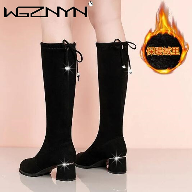 Women Autumn Winter Black Knee - đánh giá và giá Women'S Fashion Boots 2025