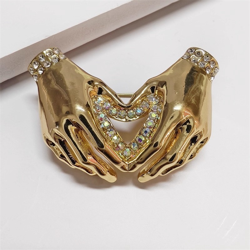 Chic Simple Rhinestone Love He - đánh giá và giá Women Fashion Pose