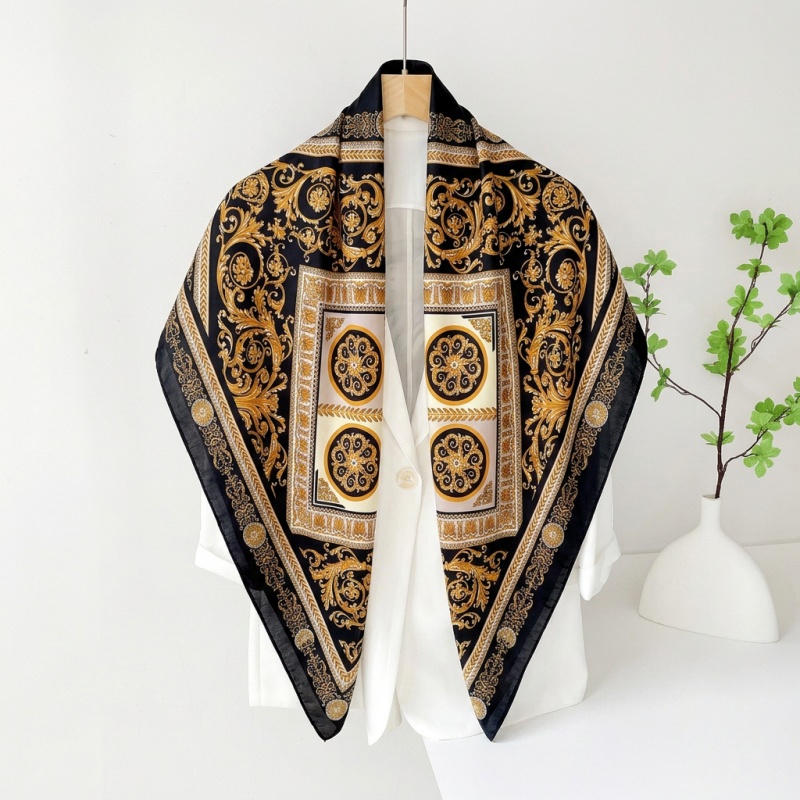 Vintage Satin Square Scarf Wom - đánh giá và giá Women Fashion Necktie