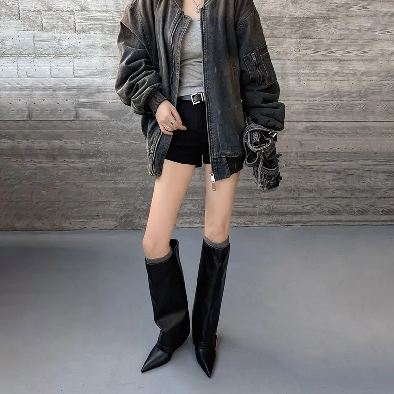 Women's Knee-high Boots Classi - đánh giá và giá Women'S Fashion Trousers