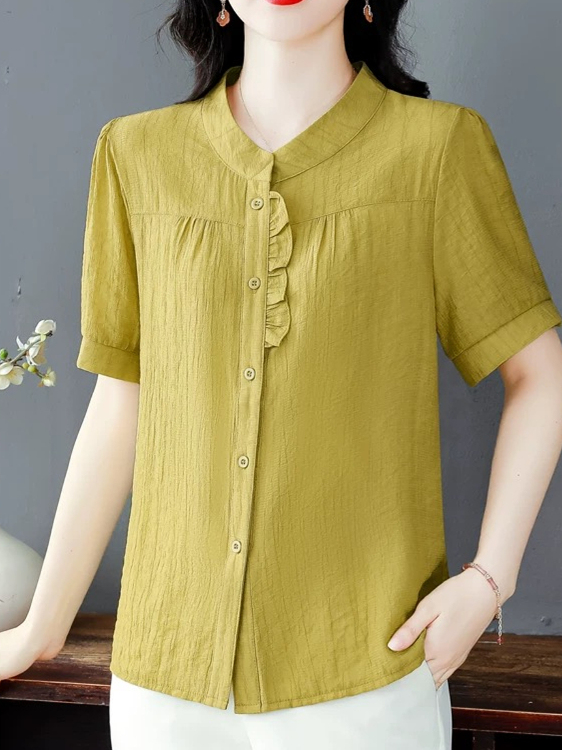 Fashionable Ice Silk Pleated C - đánh giá và giá Women Fashion Over 40