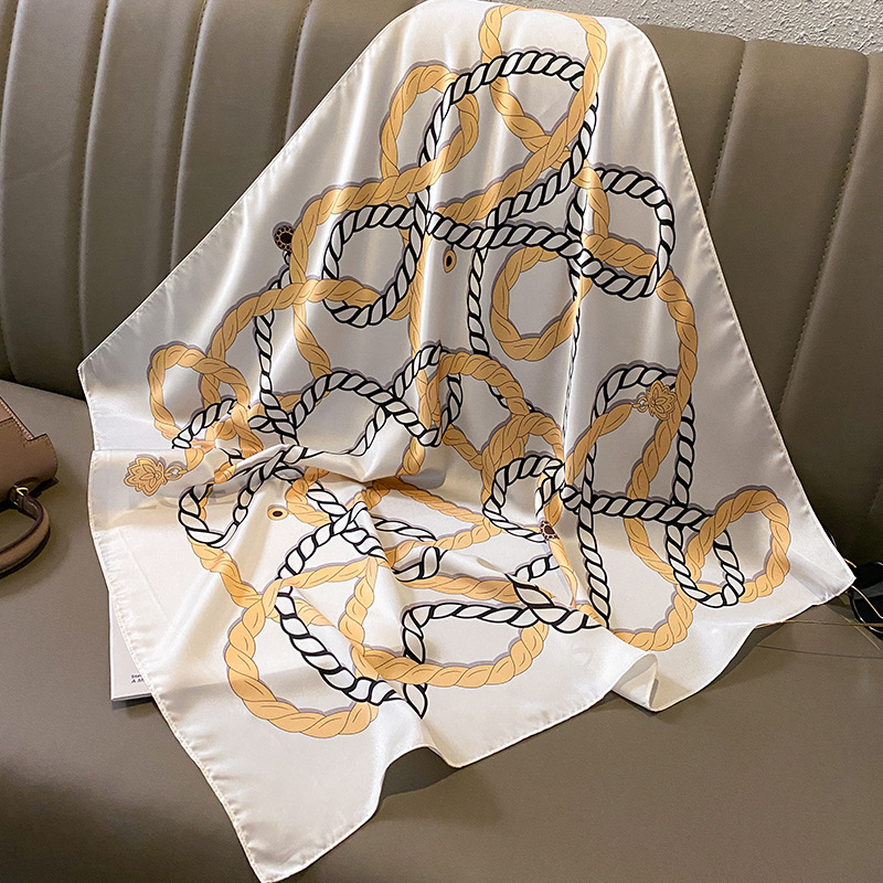 In 70Cm Lụa Satin Headkerchief - đánh giá và giá Women Fashion Necktie