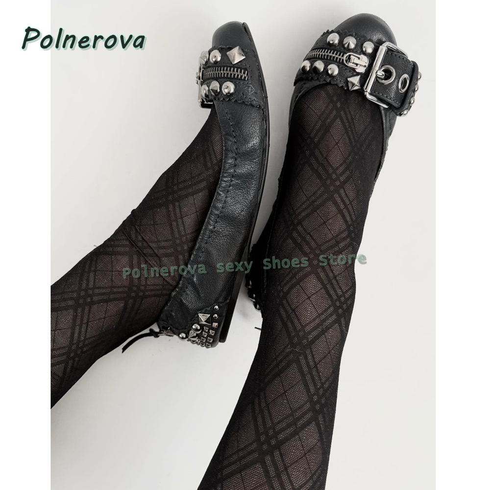Rivet Belt Buckle Mary Jane Sh - đánh giá và giá Women Fashion Store