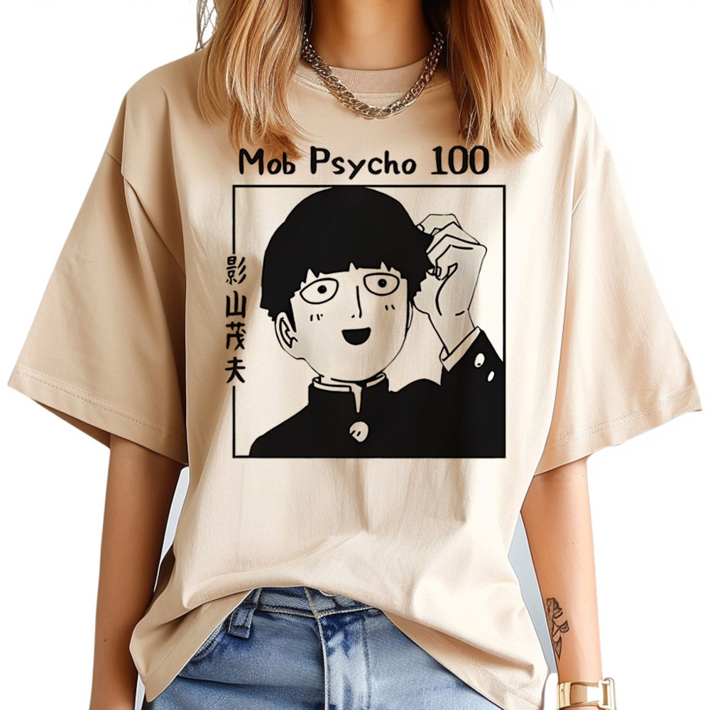 Mob Psycho 100 tshirt women Ps - đánh giá và giá Women Fashion 80S