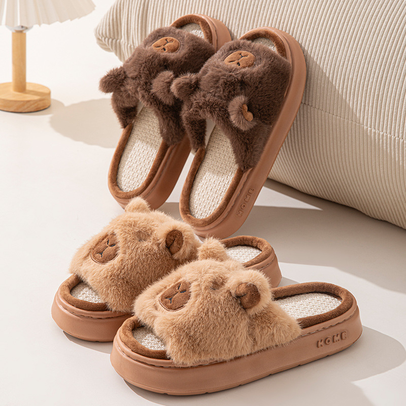 Hemp Cartoon Women's Slippers  - đánh giá và giá Women Fashion Store
