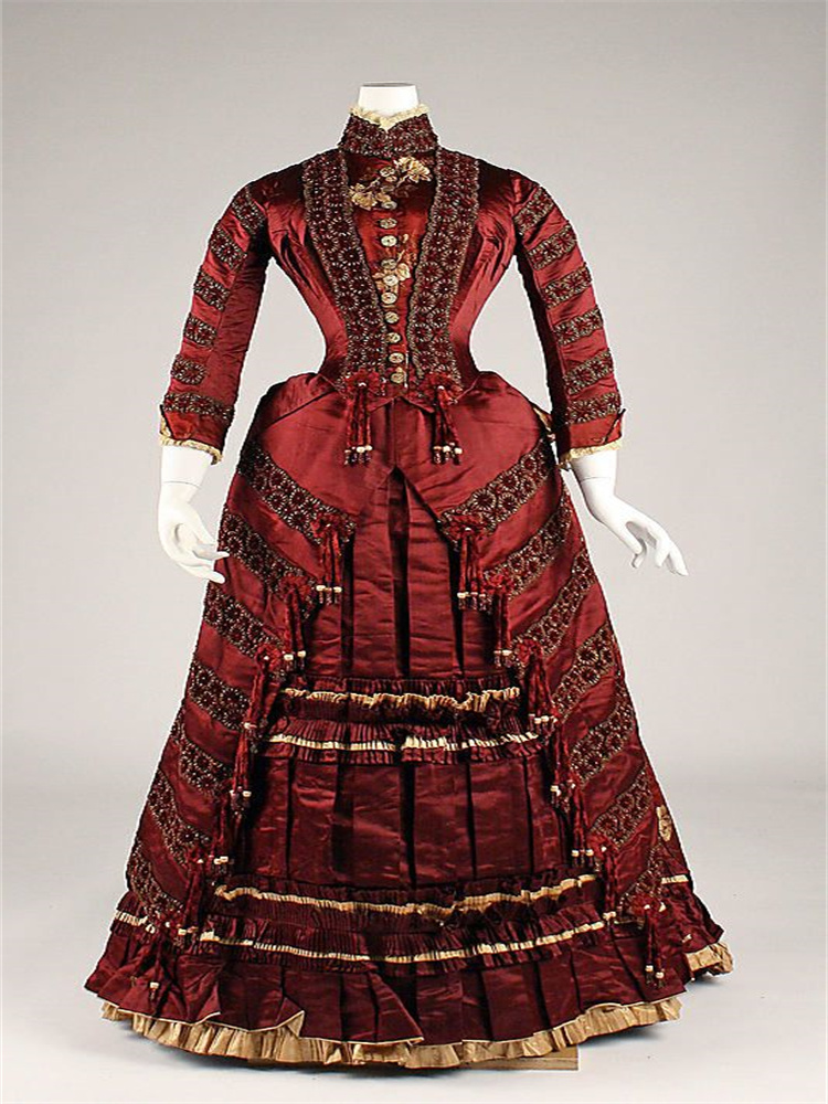 1890s Victorian Red Edwardian  - đánh giá và giá Women'S Fashion Victorian Era