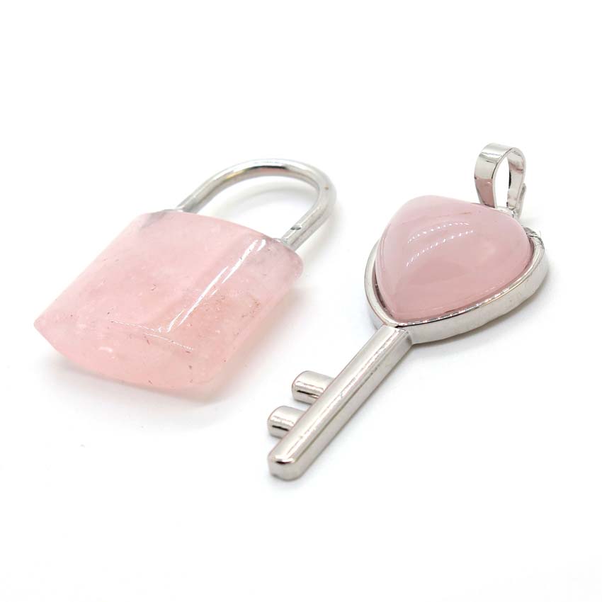 Natural Crystal Couple Lock Ne - đánh giá và giá Women Fashion Pose