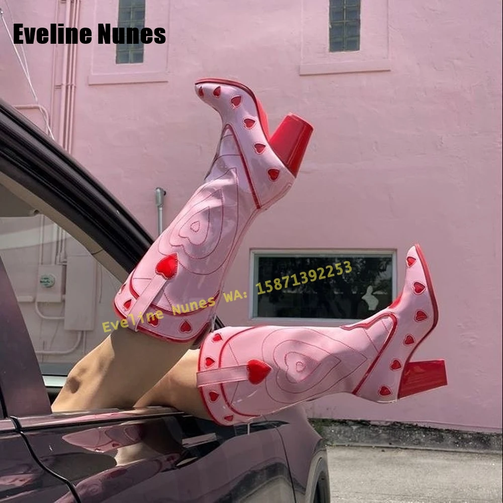 Pink Heart Space Cowgirl Boots - đánh giá và giá Women'S Fashion Boots 2025
