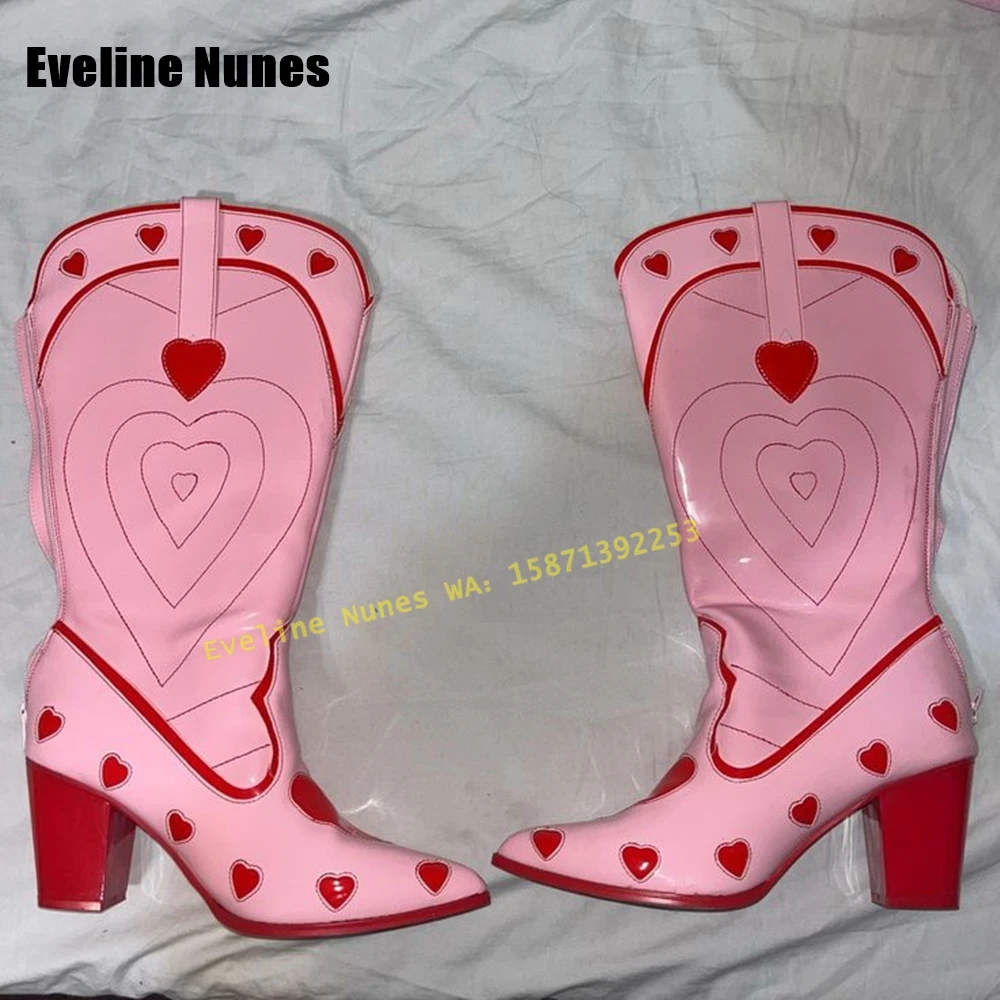 Pink Heart Space Cowgirl Boots - đánh giá và giá Women'S Fashion Boots 2025