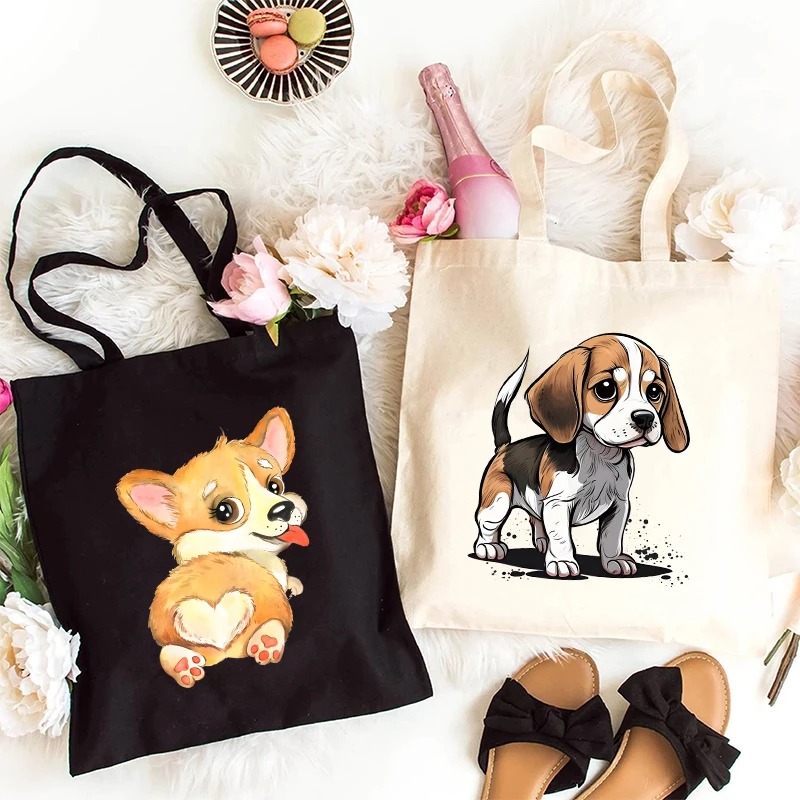 Various Poses of Puppies Tote  - đánh giá và giá Women Fashion Pose