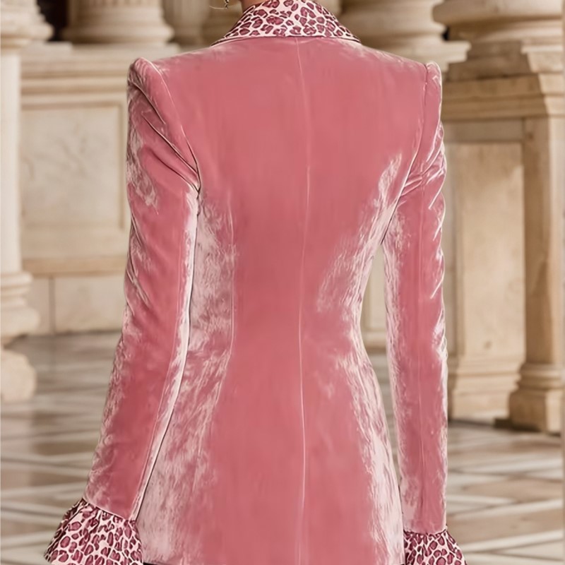 Luxury Solid Color Velvet Blaz - đánh giá và giá Velvet Blazer Women