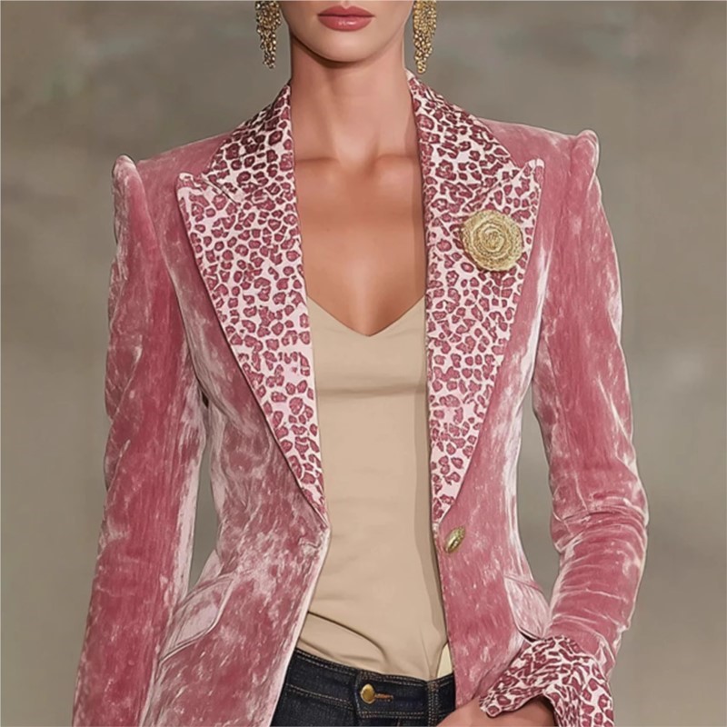Luxury Solid Color Velvet Blaz - đánh giá và giá Velvet Blazer Women