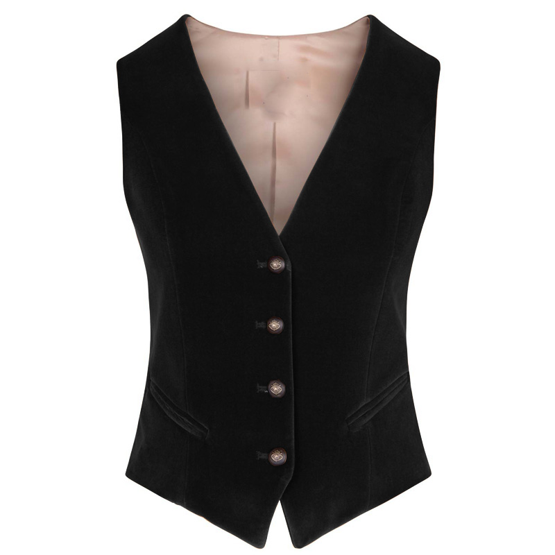 Women's Velvet Vest V-neck 4 B - đánh giá và giá Velvet Blazer Women