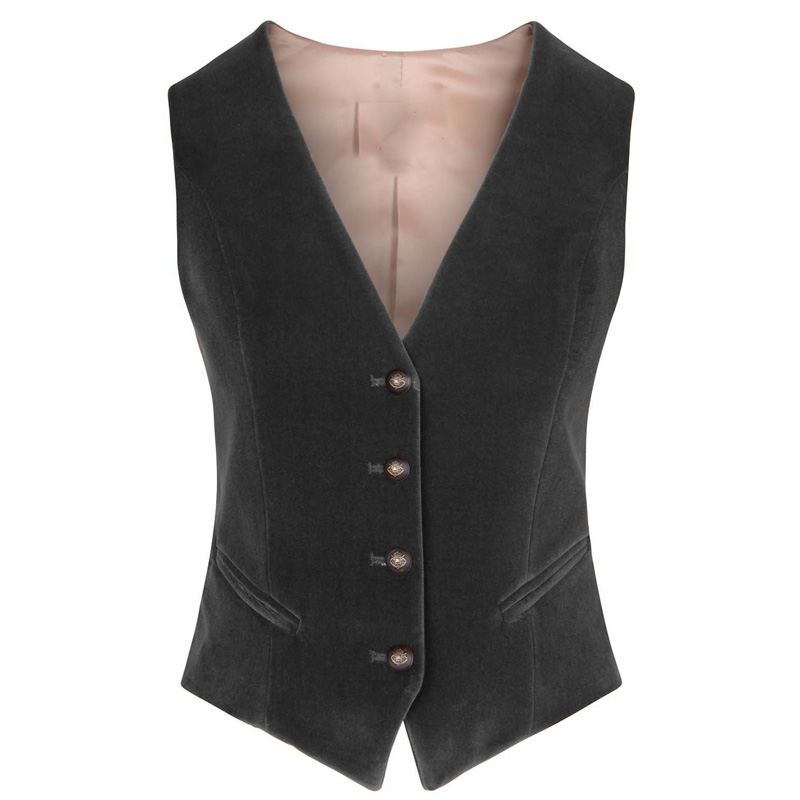 Women's Velvet Vest V-neck 4 B - đánh giá và giá Velvet Blazer Women