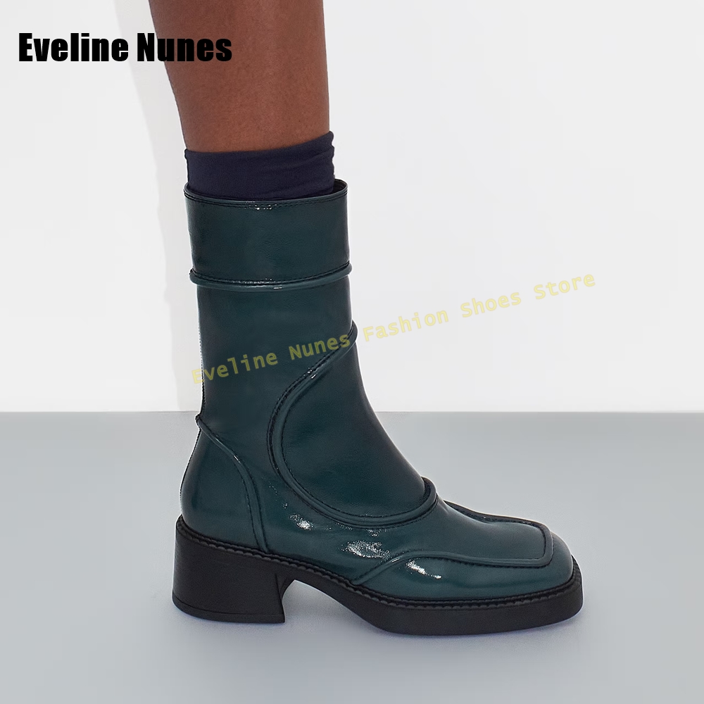 Dark Blue Square Toe Fashion B - đánh giá và giá Women'S Fashion Boots 2025