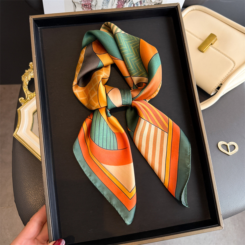 2026 New Geometry Print Silk S - đánh giá và giá Women Fashion Necktie
