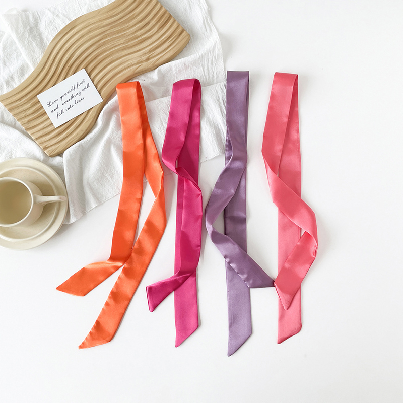 4x100cm Satin Silk Narrow Scar - đánh giá và giá Women Fashion Necktie